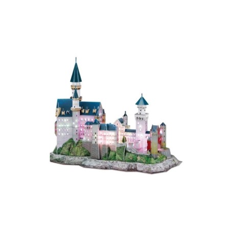Cubic Fun - Puzzle 3D Led Castelul Neuschwanstein 128 Piese Cubic Fun - 1